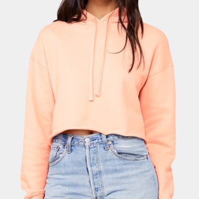 Bella + Canvas Women's Drop Shoulder Cropped Hoodie Thumbnail