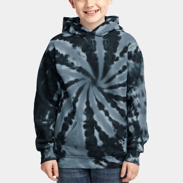 Port & Company Youth Tie-Dye Pullover Hoodie Thumbnail