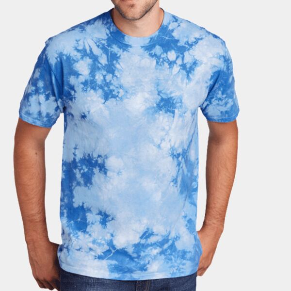 Port & Company Crystal 100% Cotton Tie-Dye T-shirt Thumbnail